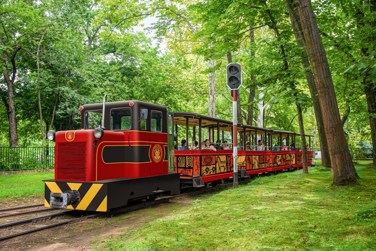 Debreceni kisvasút a vidámparkban