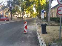 Nyíregyháza Szarvas utca felújítás