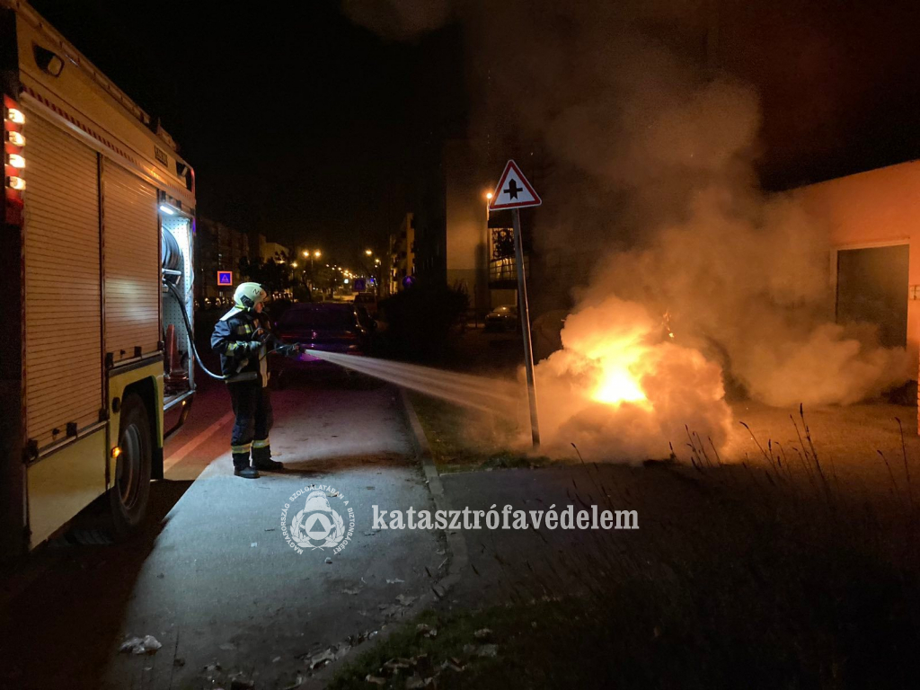 Arany János utcai tűz Nyíregyháza