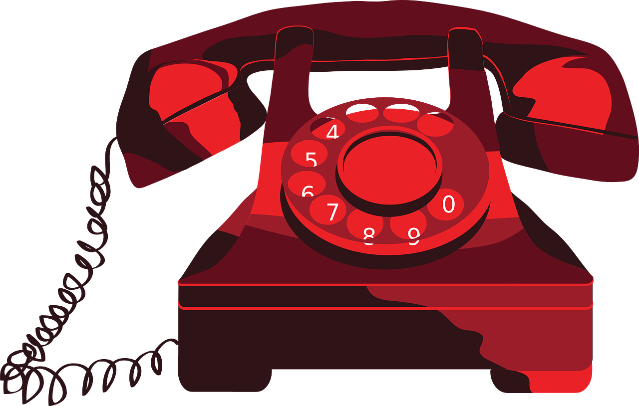piros telefon
