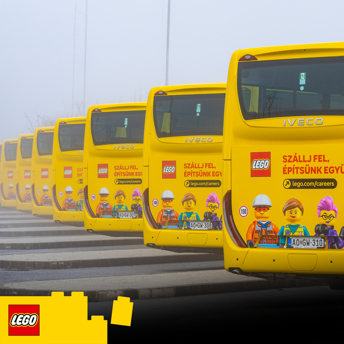 LEGO buszok