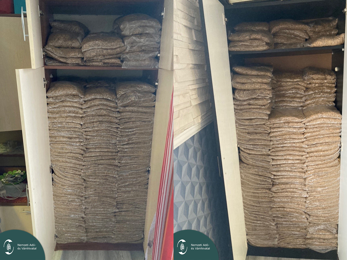 Ágyneműtartók rekeszeiben lapult a dohány a szabolcsi lakásban