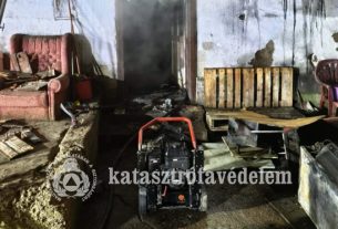 Lakhatatlanná vált egy ház Gávavencsellőn