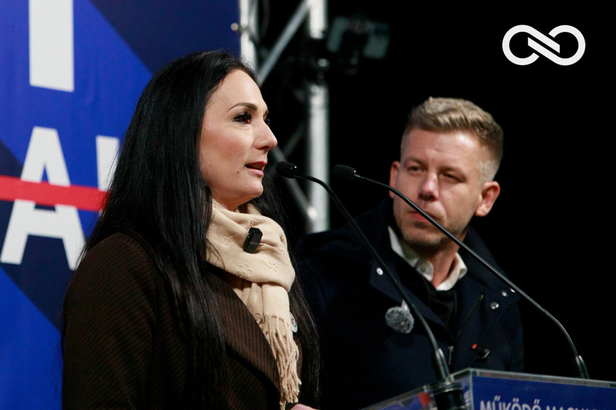 Barna-Szabó Tímea és Magyar Péter