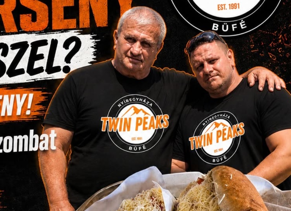 Óriás Gyros Evőverseny Nyíregyházán, a Twin Peaks-ben