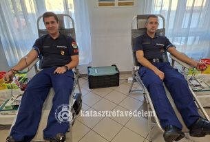 Véradást szerveznek a nyíregyházi tűzoltóságon